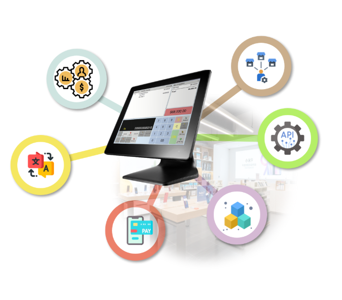Retail Management System interface display
